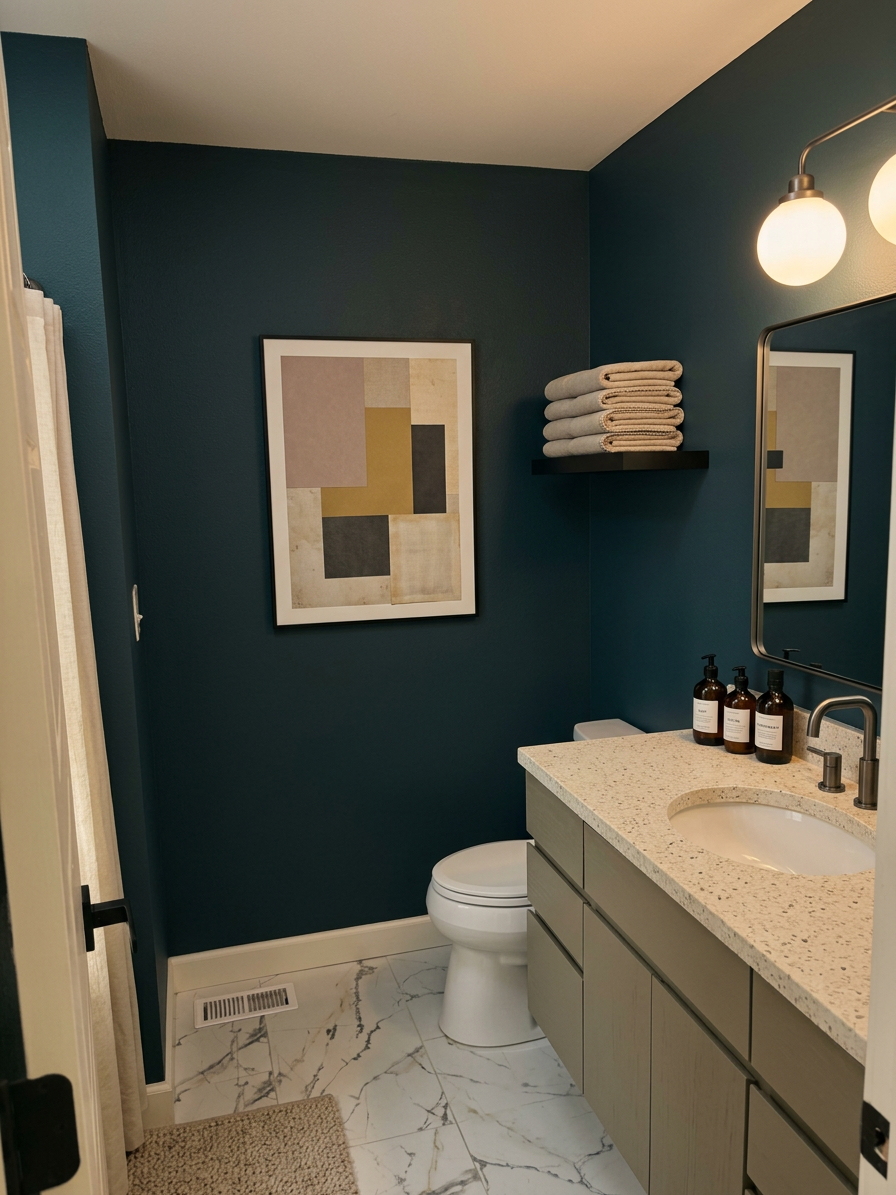 Minimal Art Bathroom