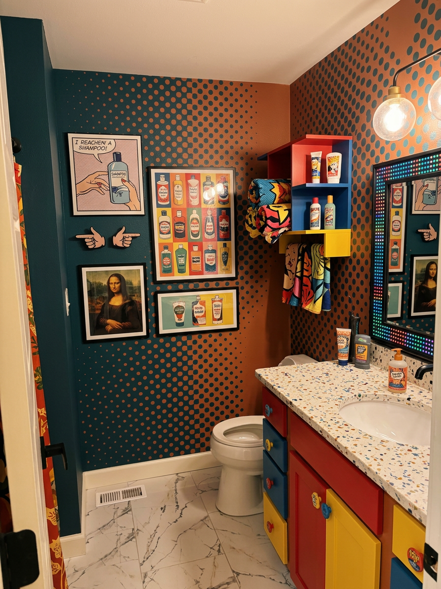 Pop Art Bathroom