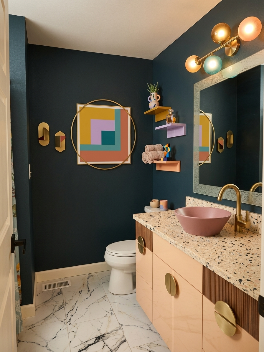 Postmodern Bathroom