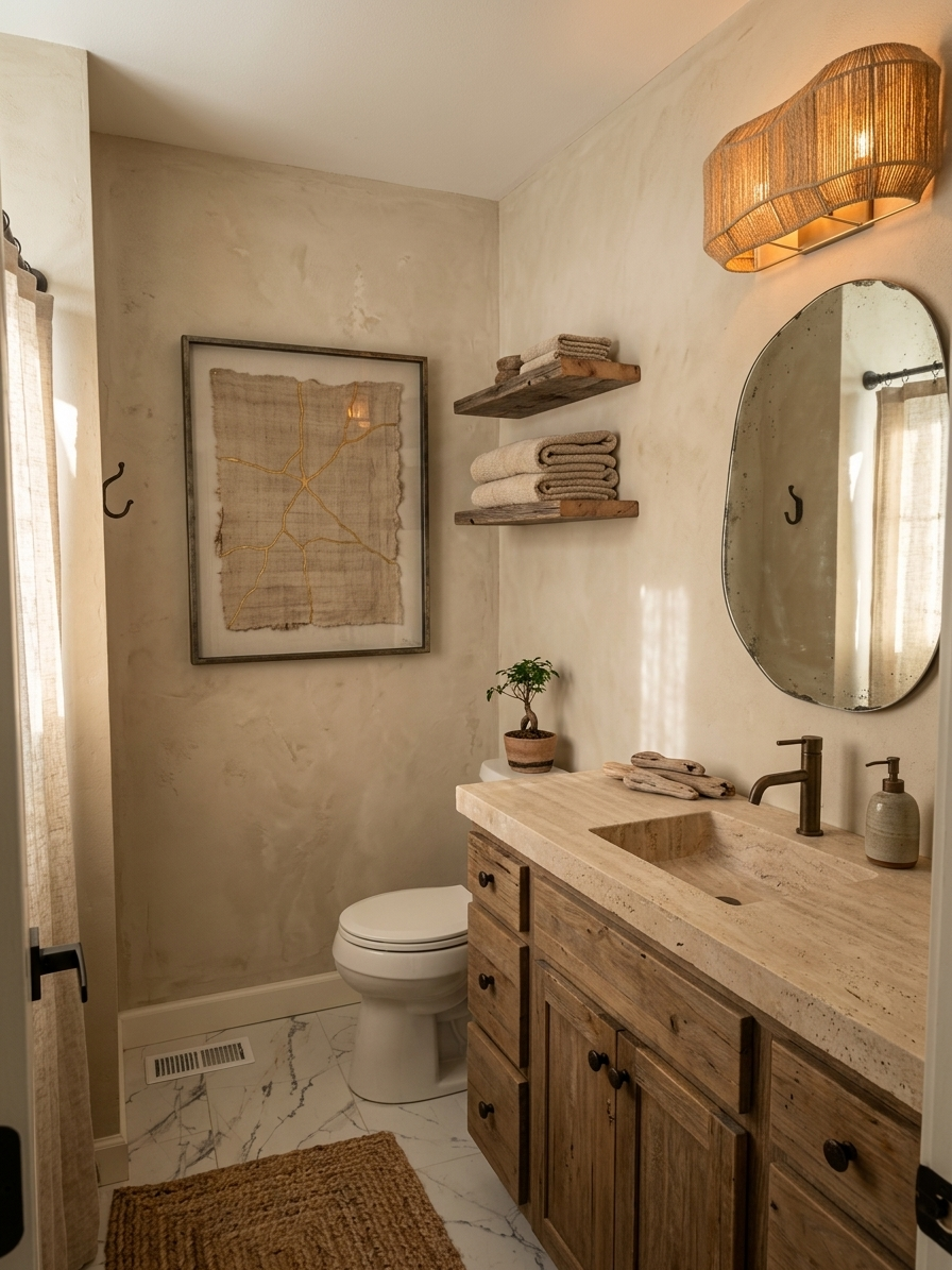 Wabi Sabi Bathroom