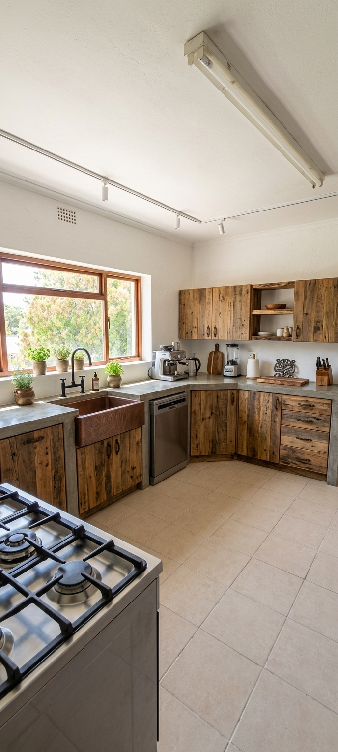 Contemporary Rustic Kitchen