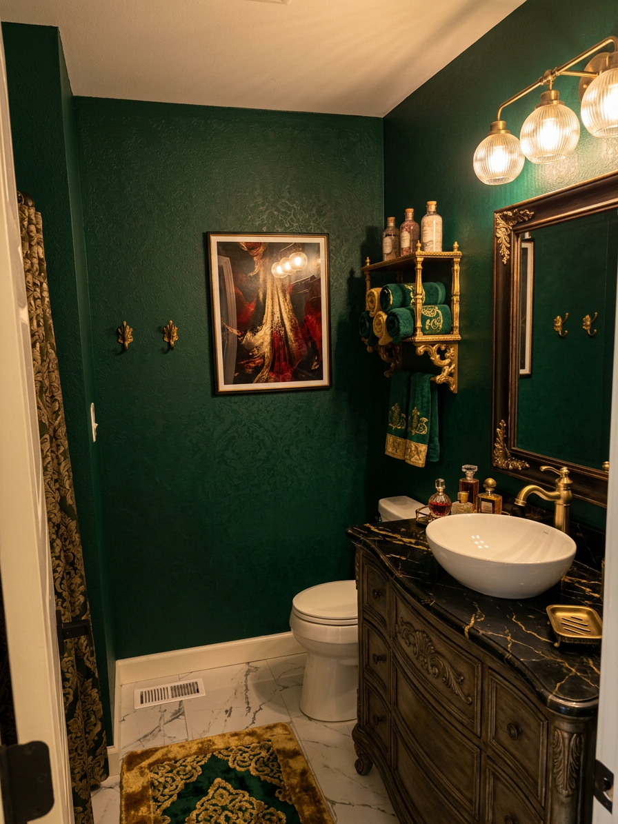 Contemporary Baroque Bathroom