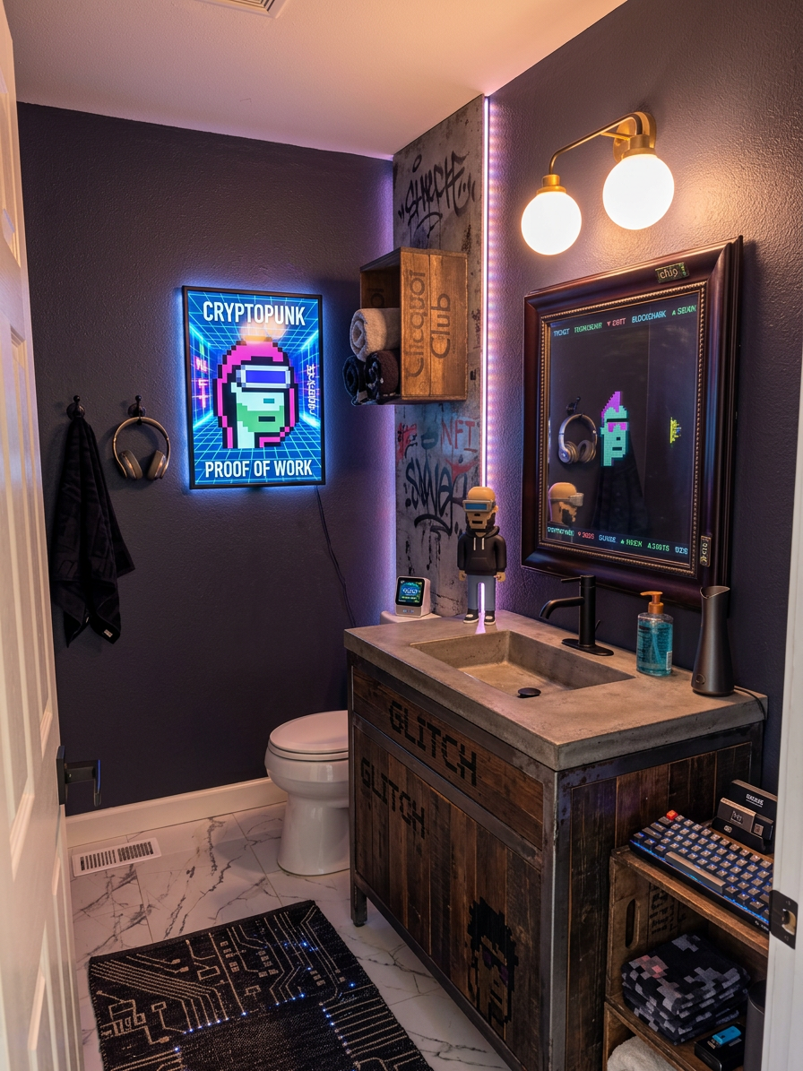 Crypto Punk Bathroom