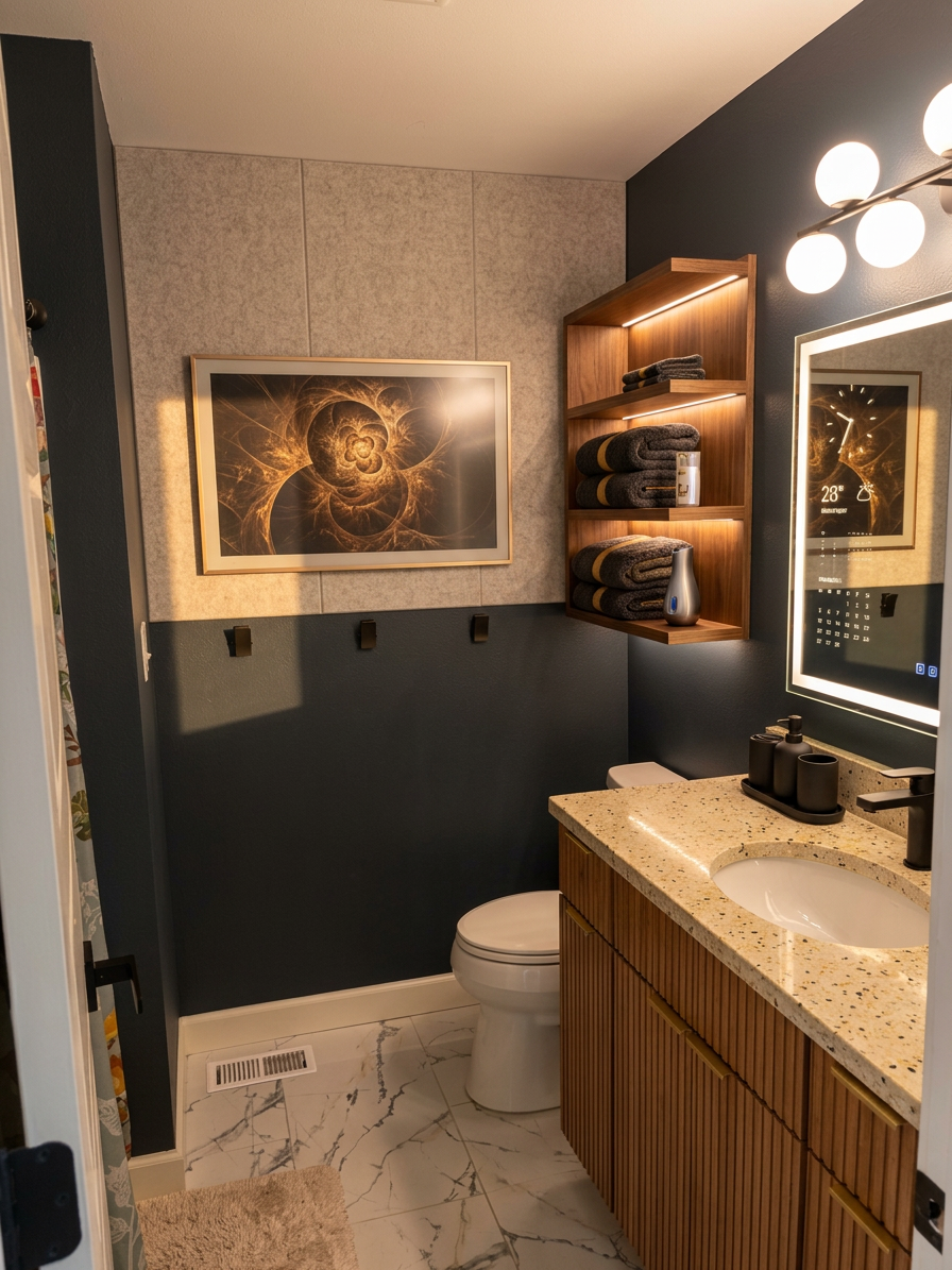 Digital Age Modern Bathroom