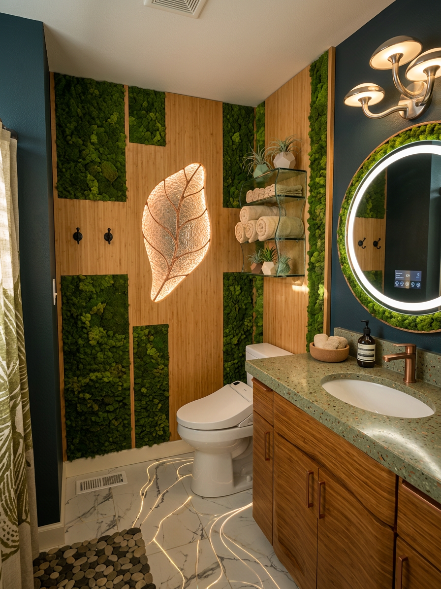 Eco Futuristic Bathroom
