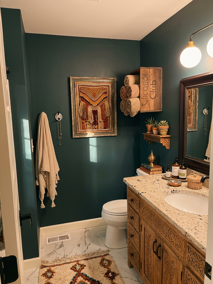 Haute Bohemian Bathroom