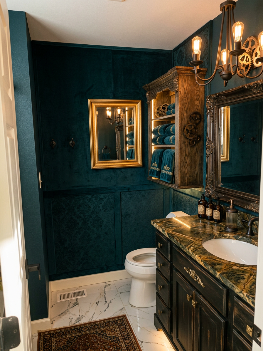 Tech Baroque Bathroom