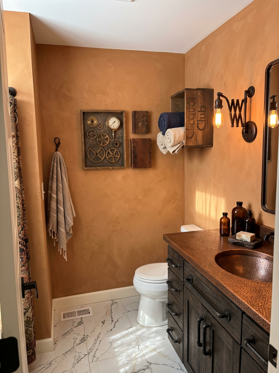 Adaptive Reuse Style Bathroom
