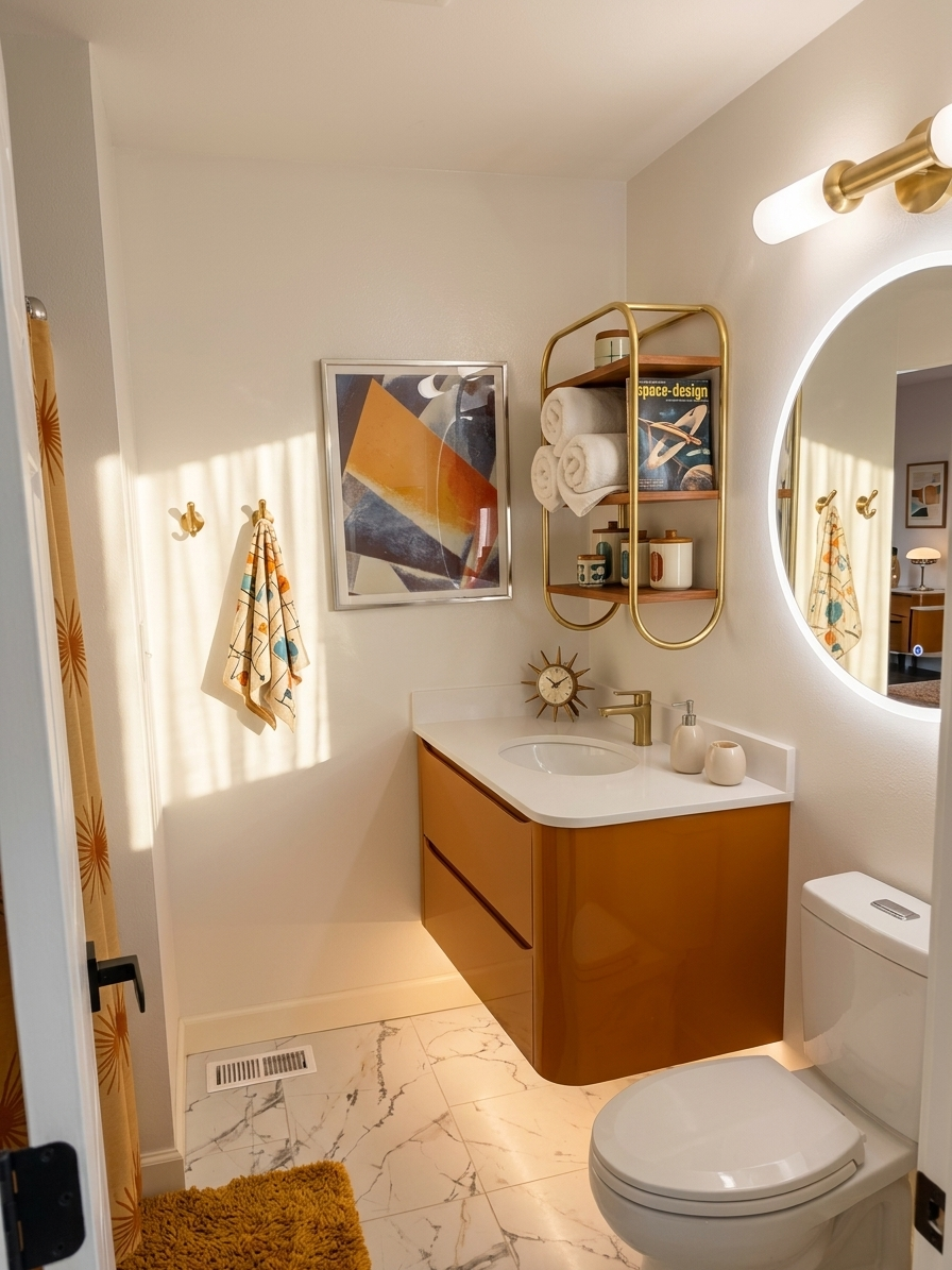 Space Age Modern Bathroom