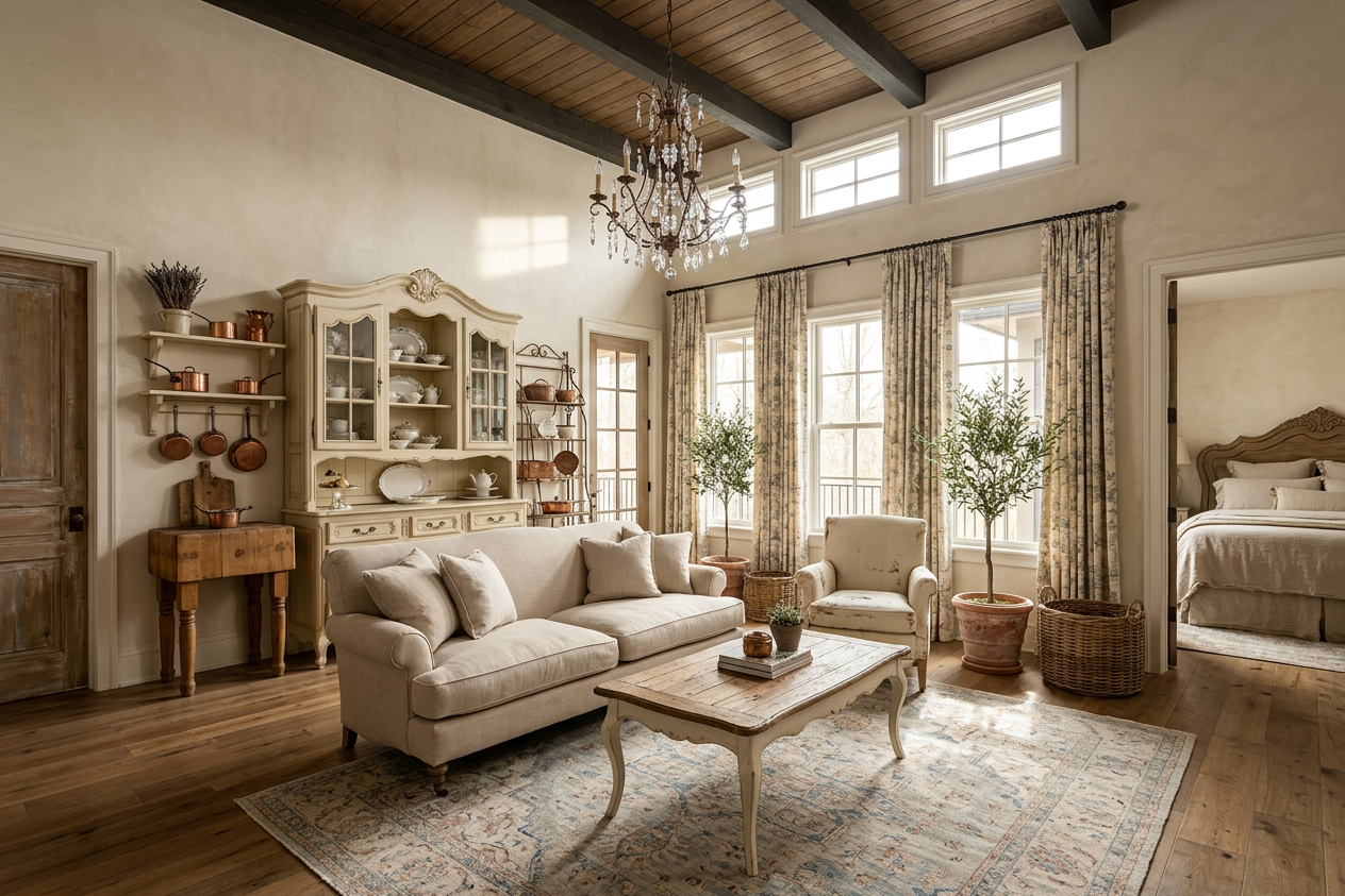 French Provincial Living Room