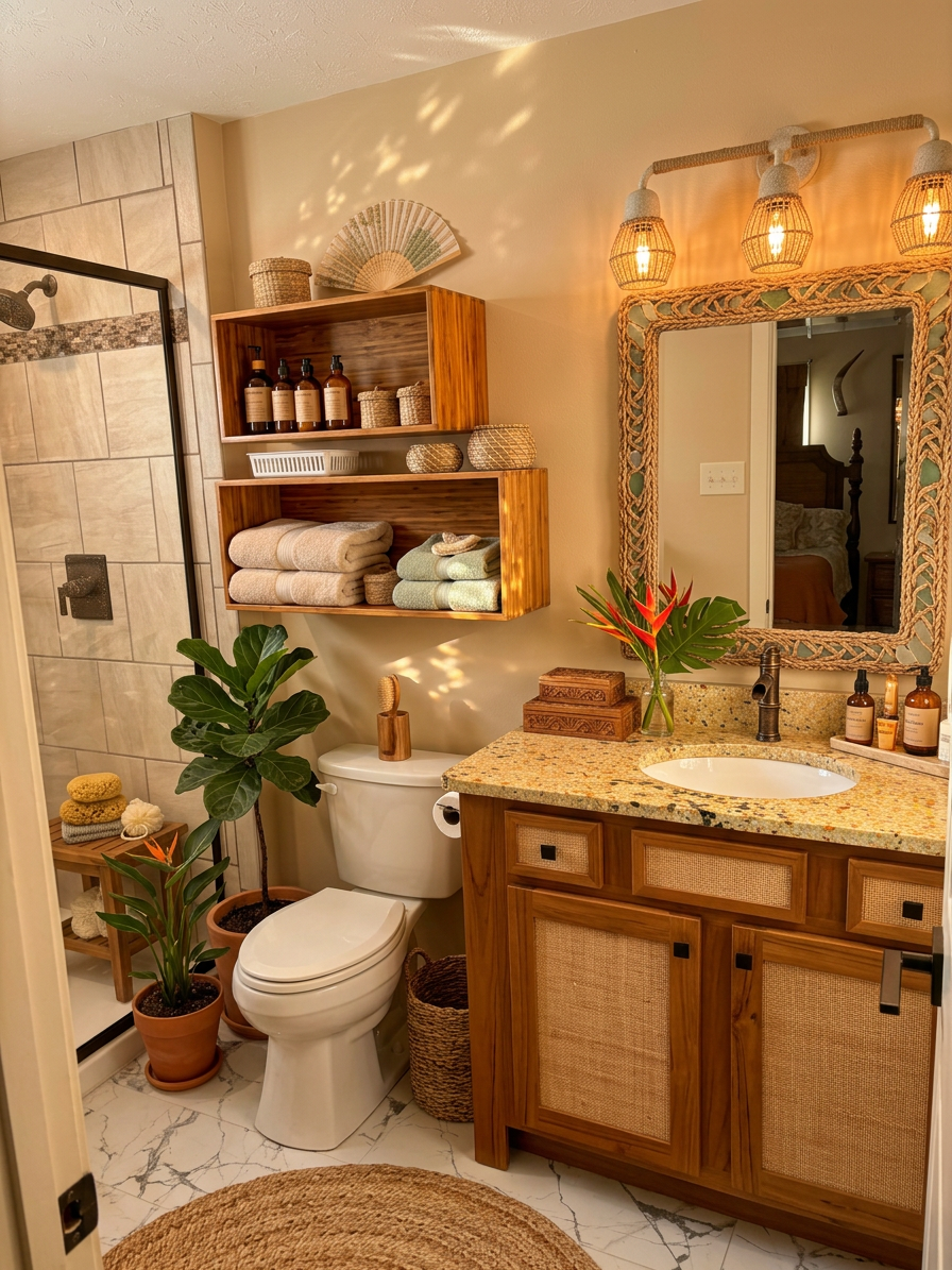 Tropical Bathroom