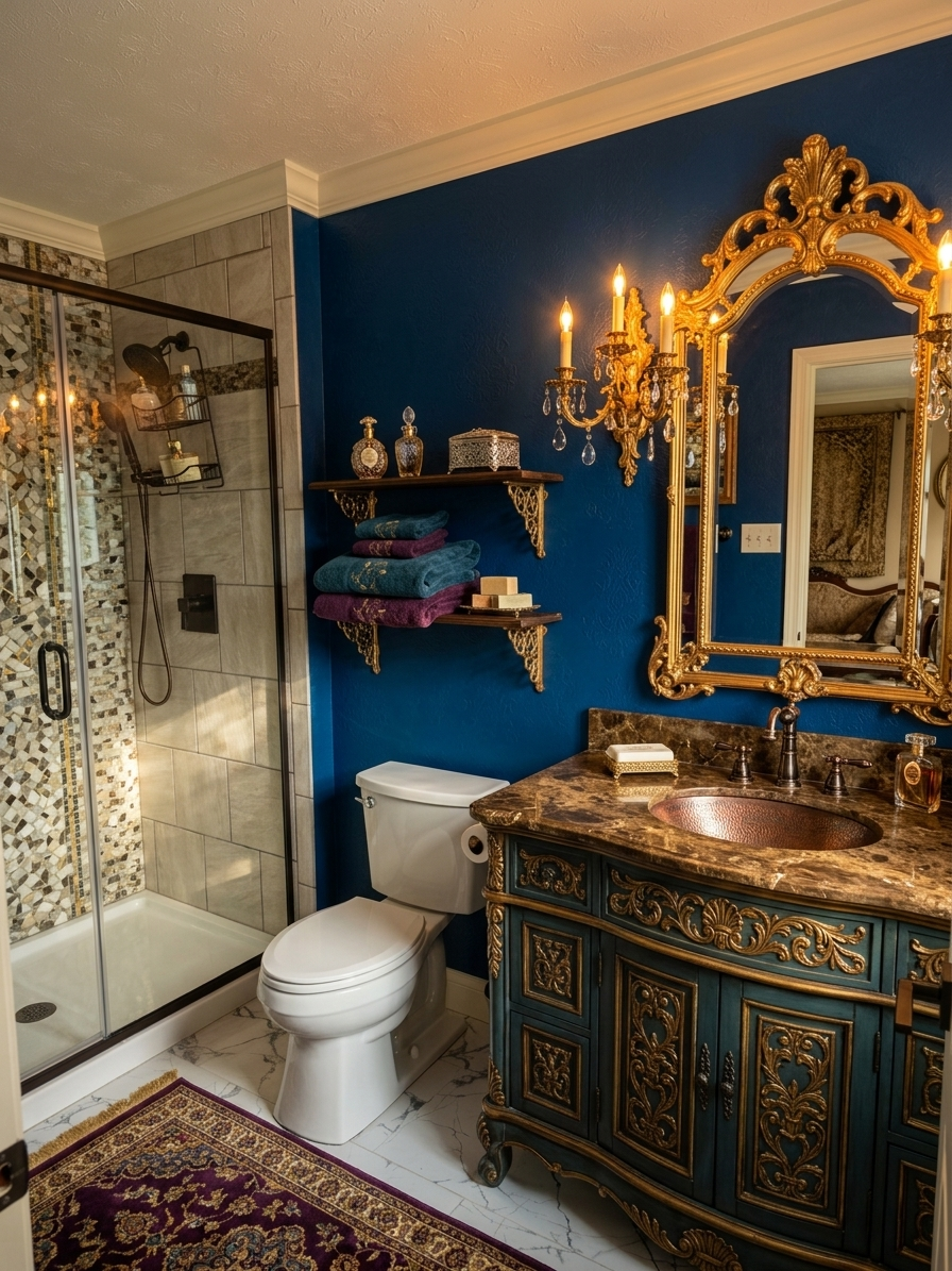 Modern Baroque Bathroom