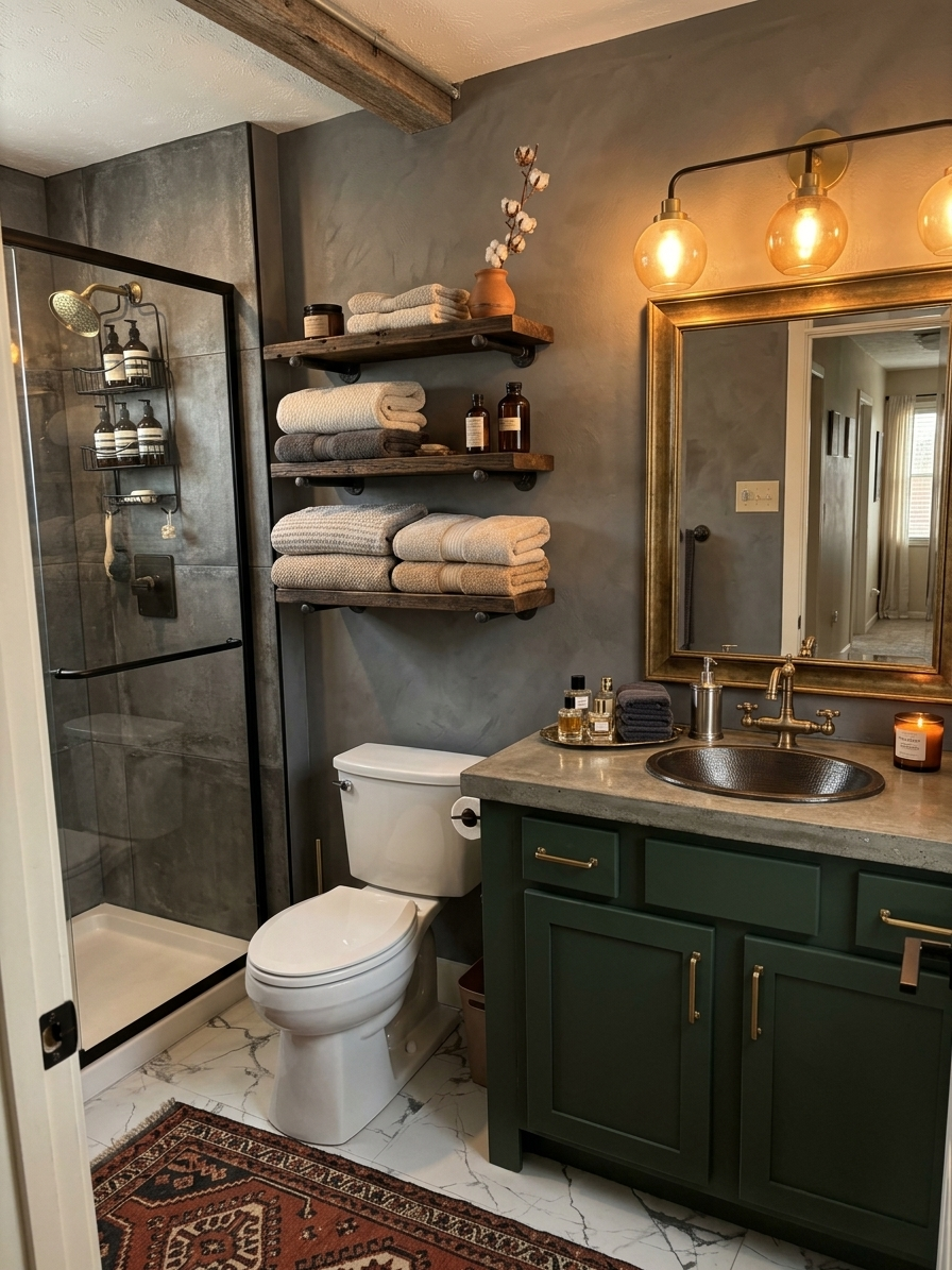 Industrial Chic Bathroom