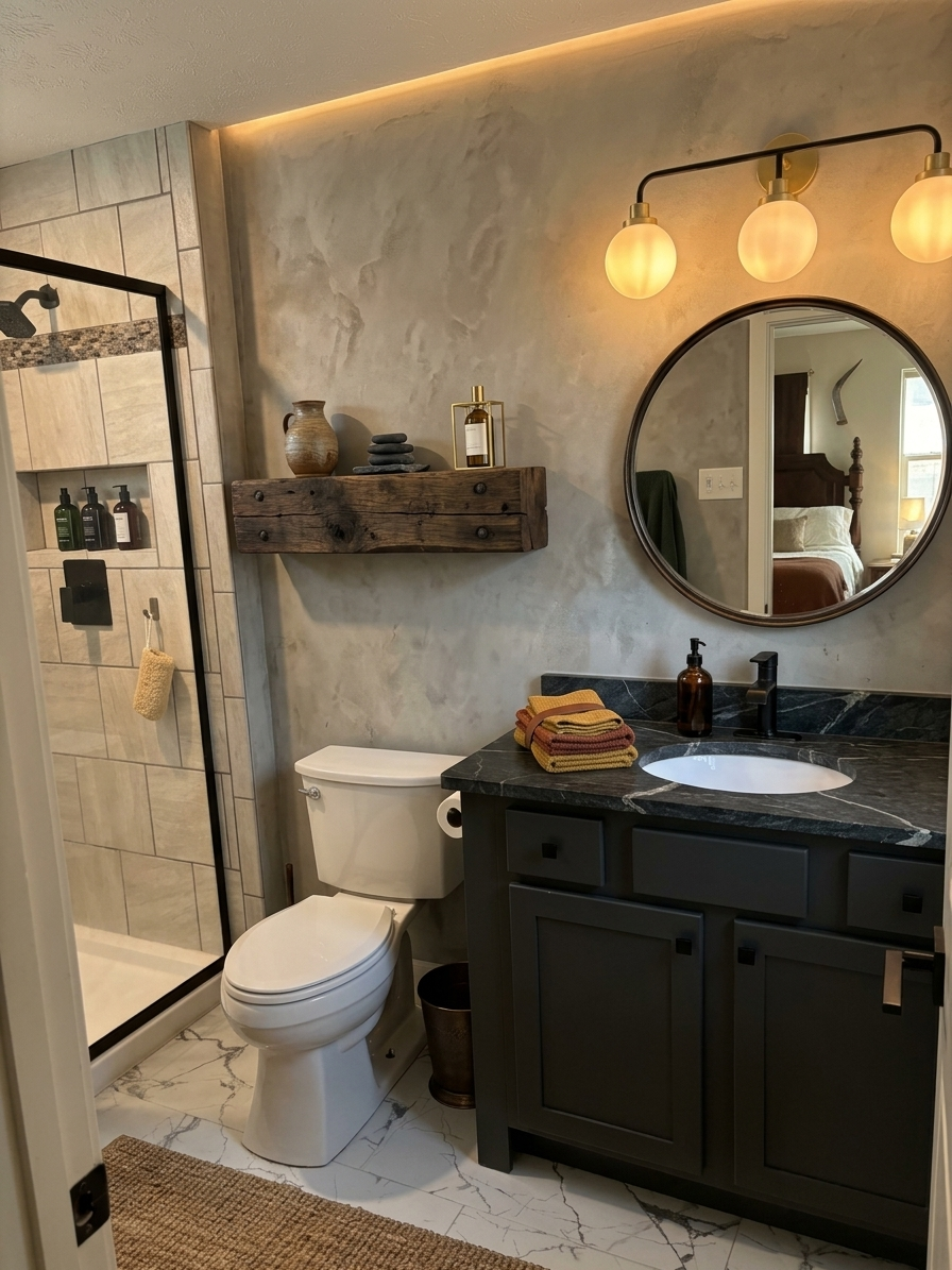 Loft Style Bathroom