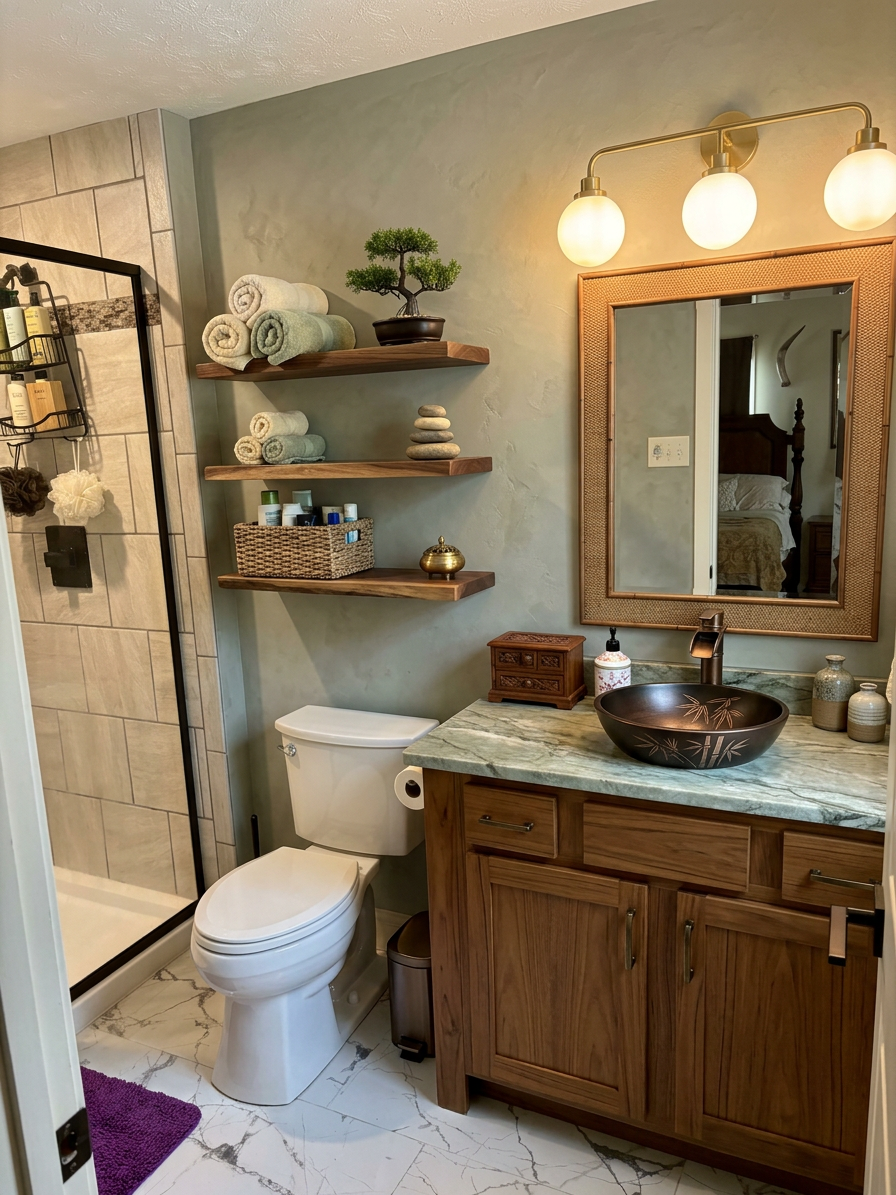 Asian Fusion Bathroom