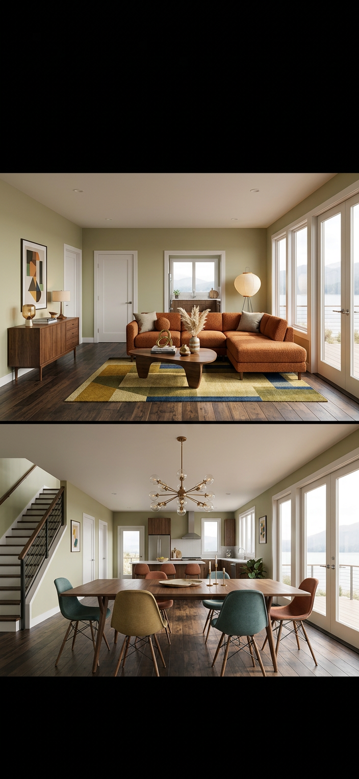 Mid Century Modern Living Room