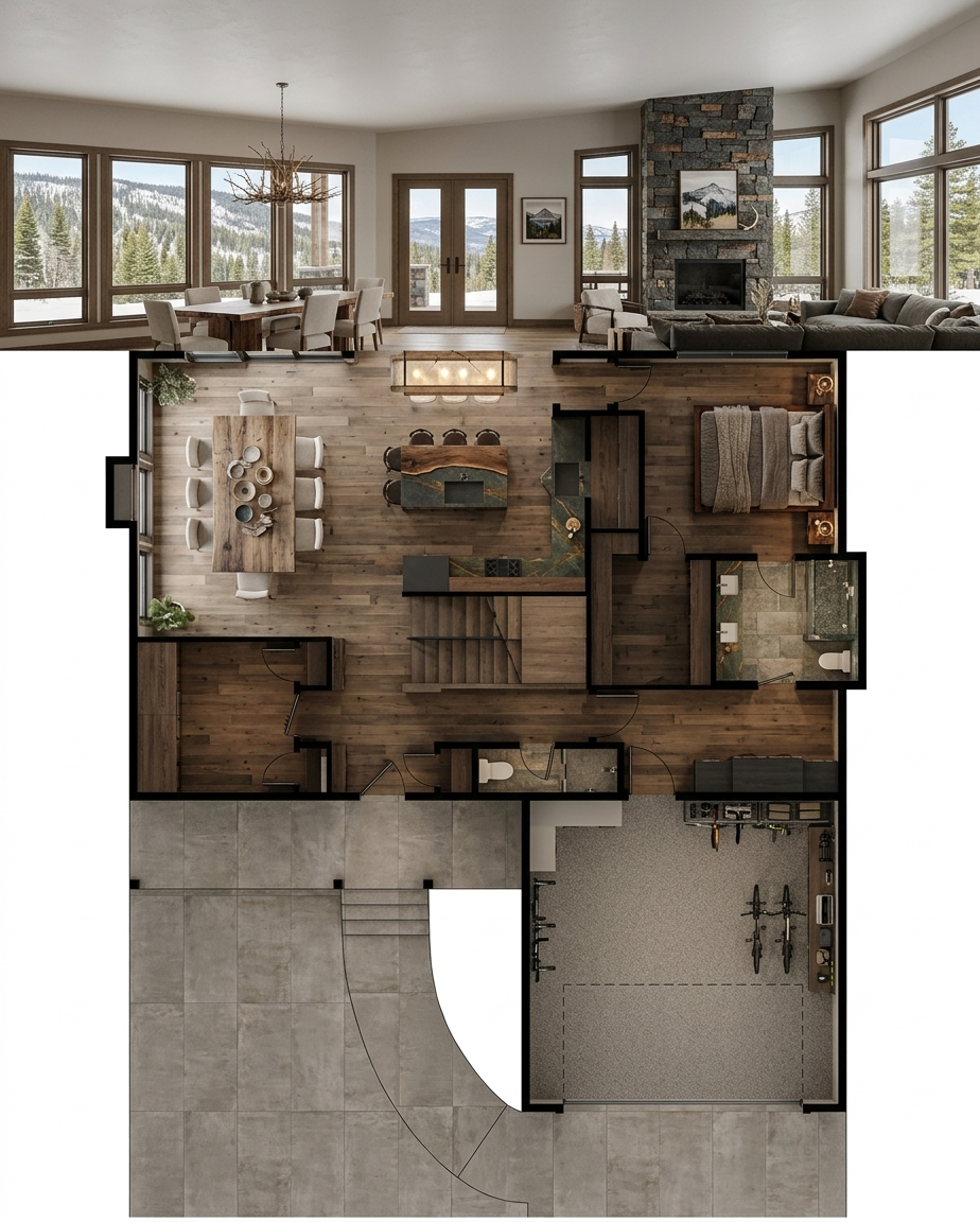 Mountain Modern Kitchen