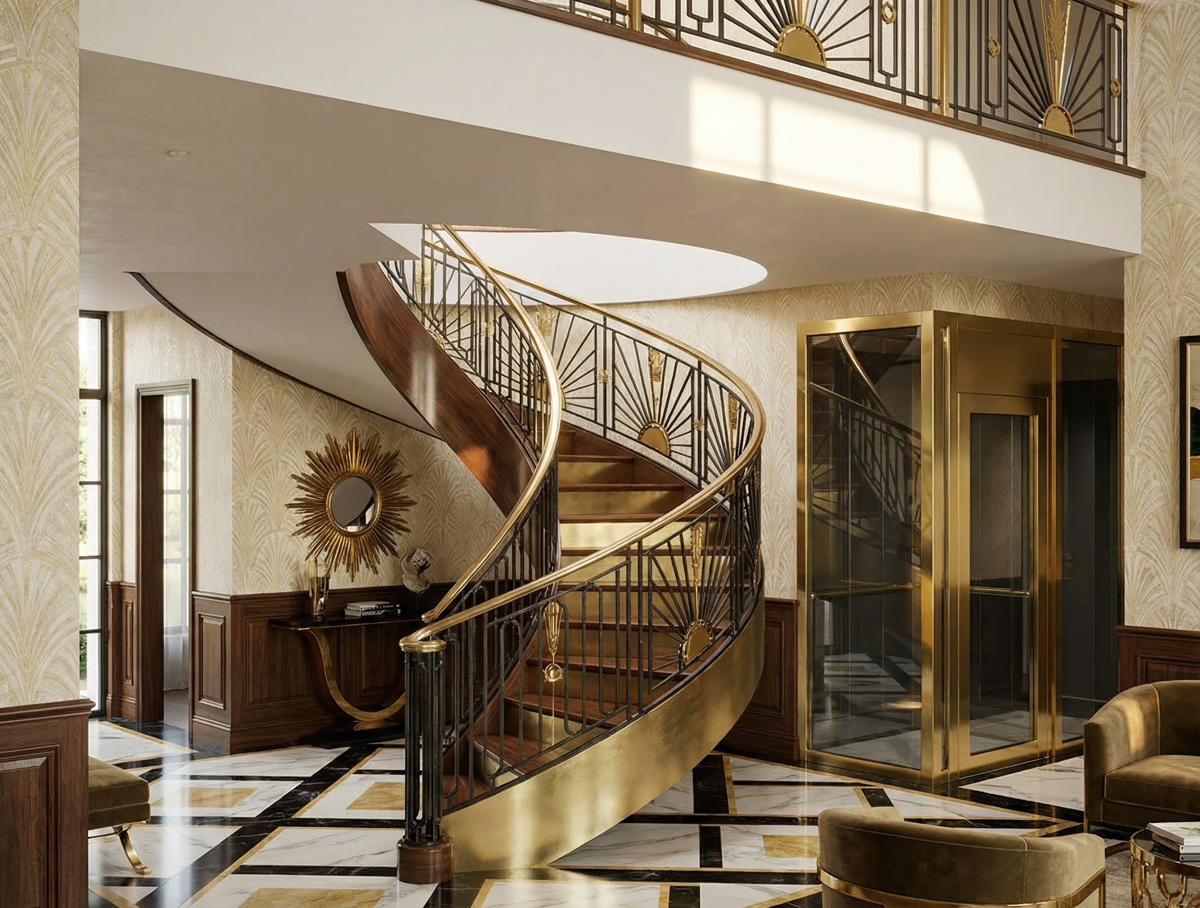 Art Deco Staircase