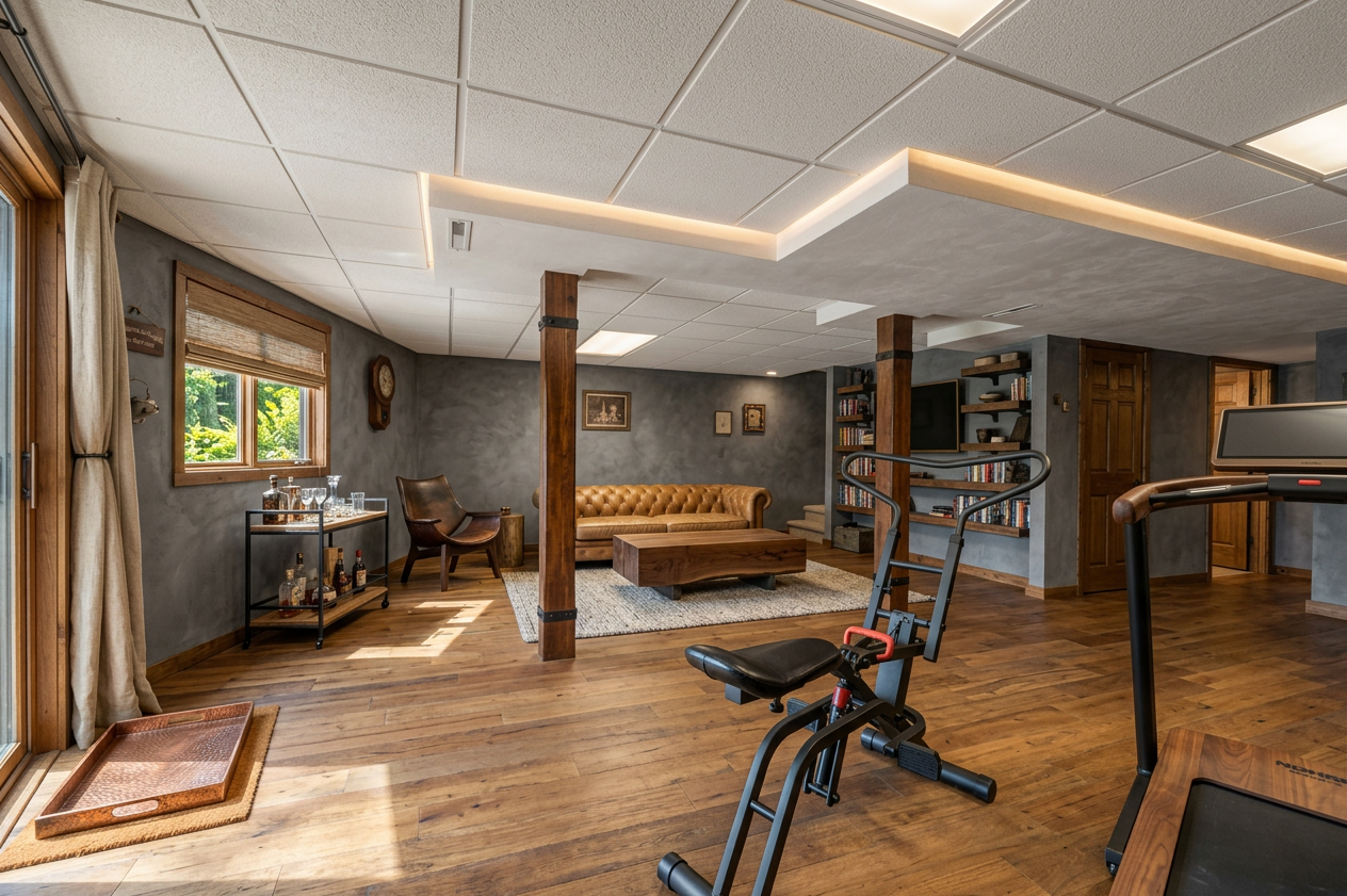 Artisanal Industrial Basement