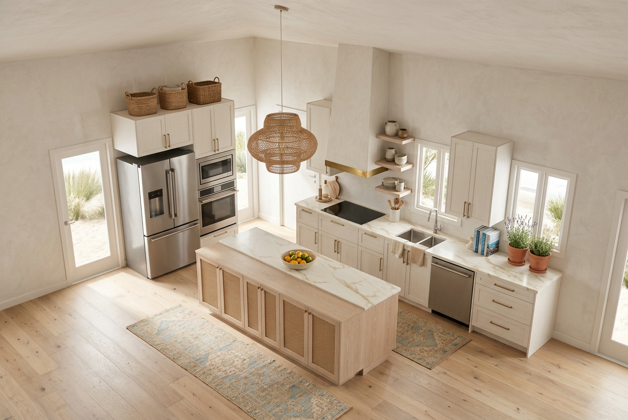 Coastal Bohemian Kitchen