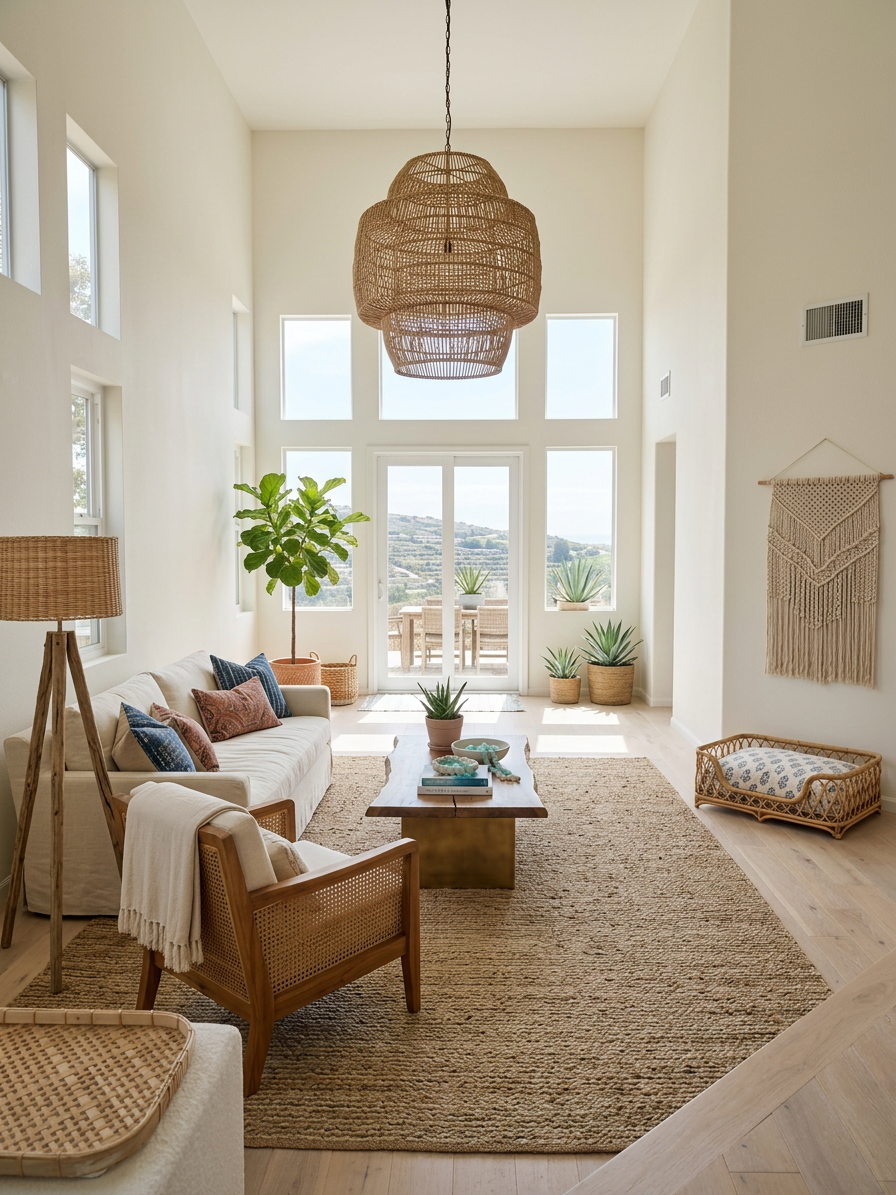 Coastal Bohemian Interior Design