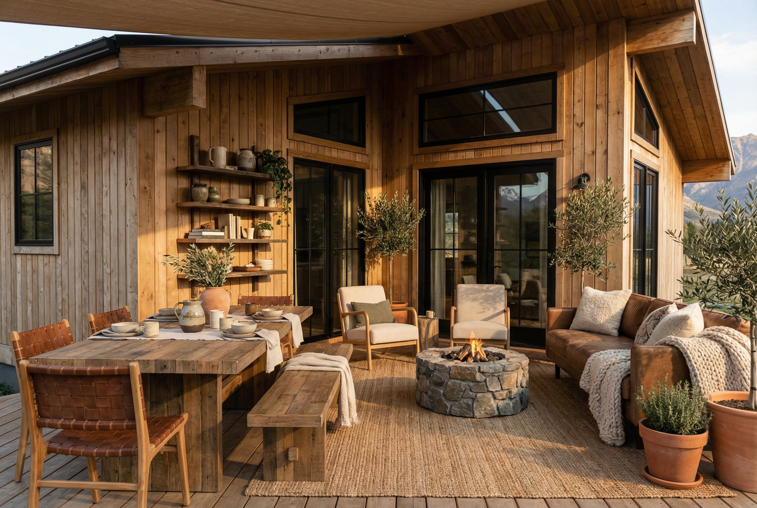 Contemporary Rustic Interior Design
