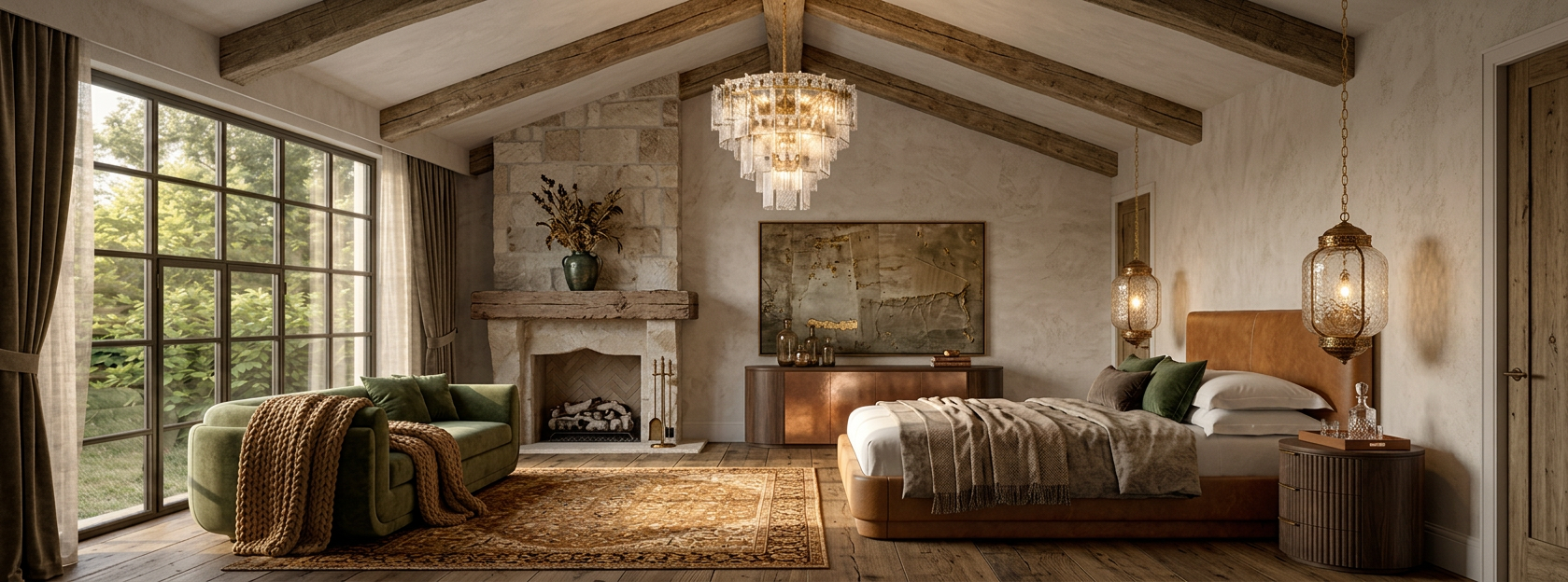 Int Contemporary Rustic Interior Design