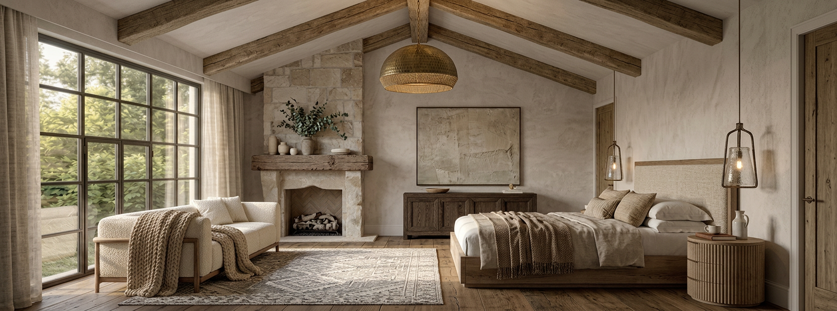 Int Contemporary Rustic Interior Design