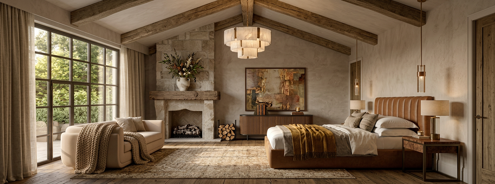 Int Contemporary Rustic Interior Design