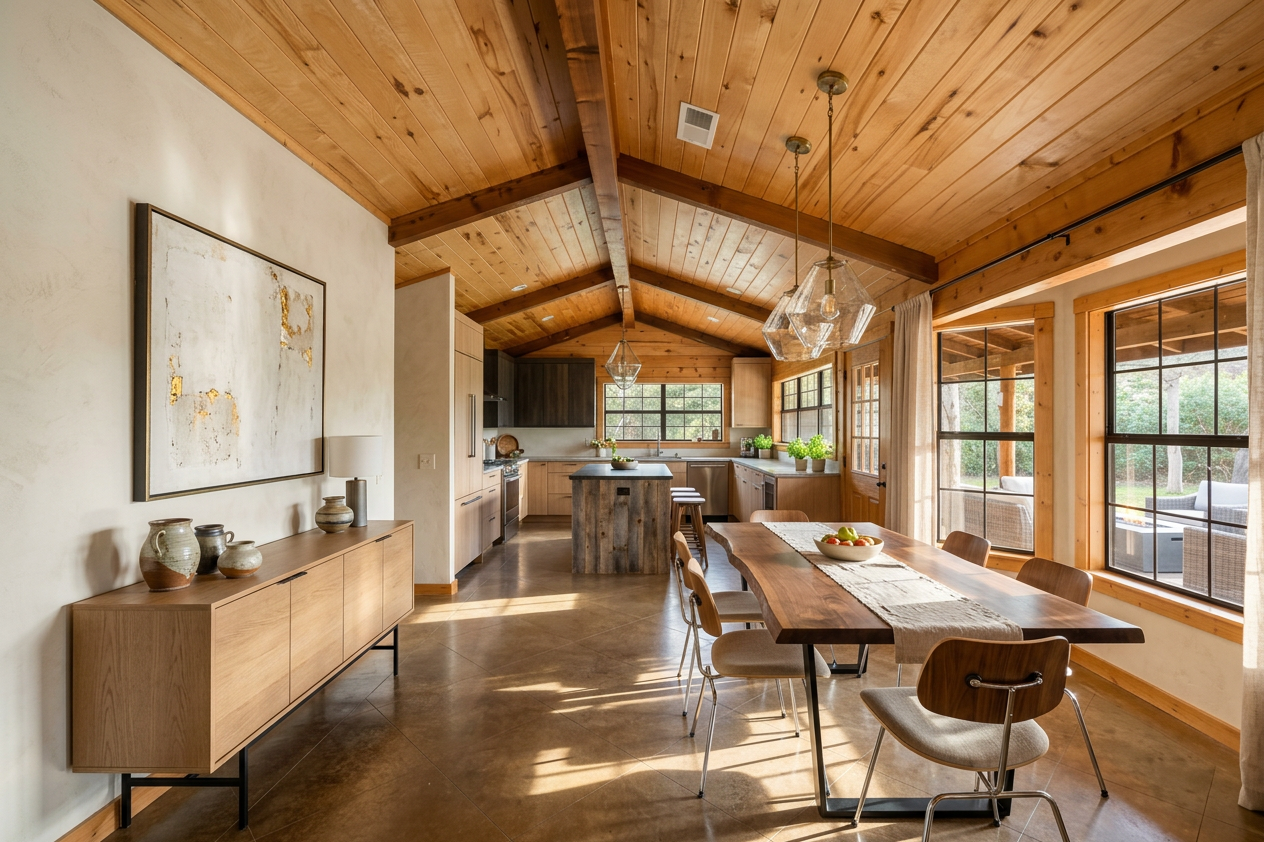 Contemporary Rustic Interior Design