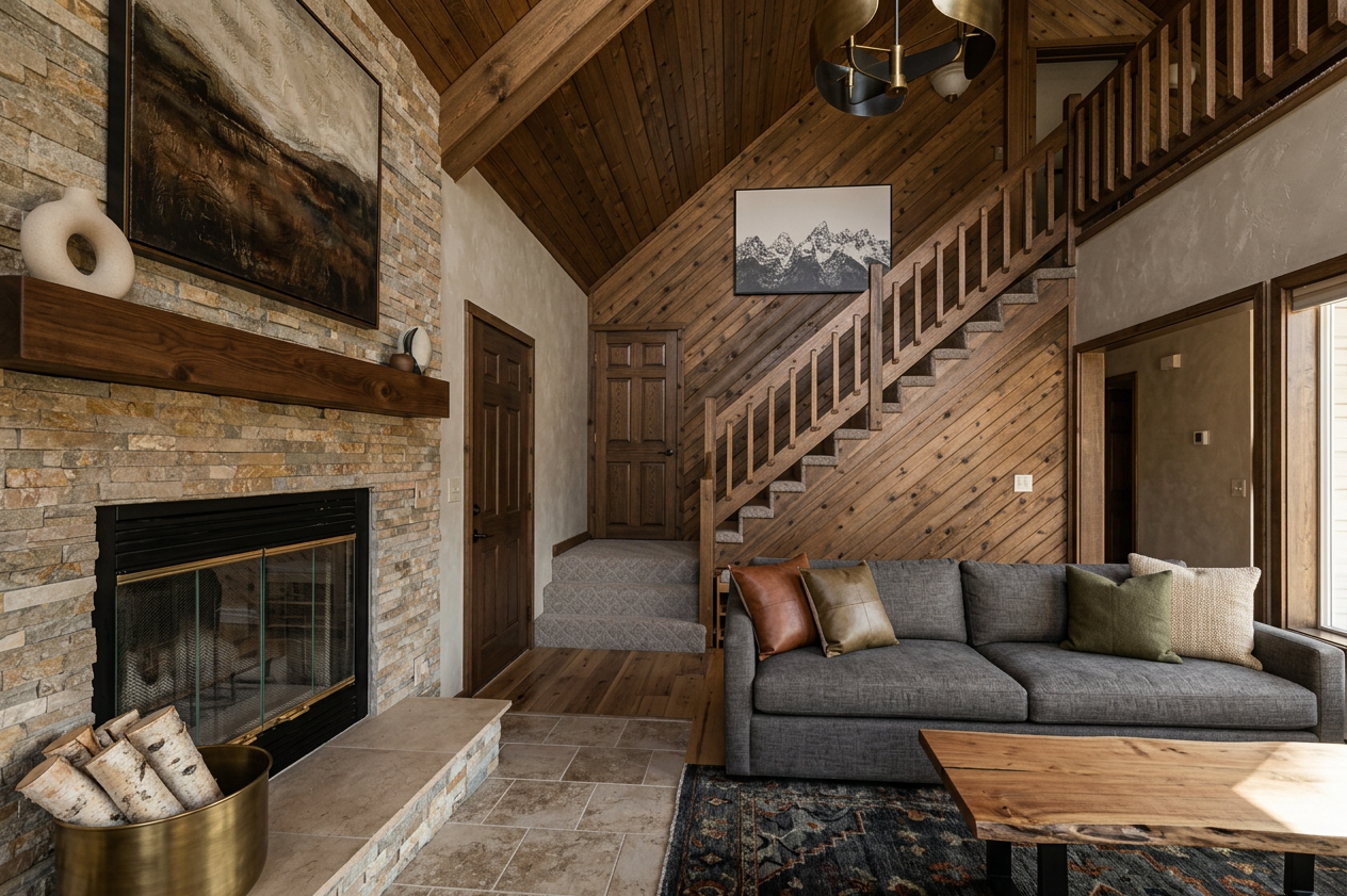 Contemporary Rustic Interior Design