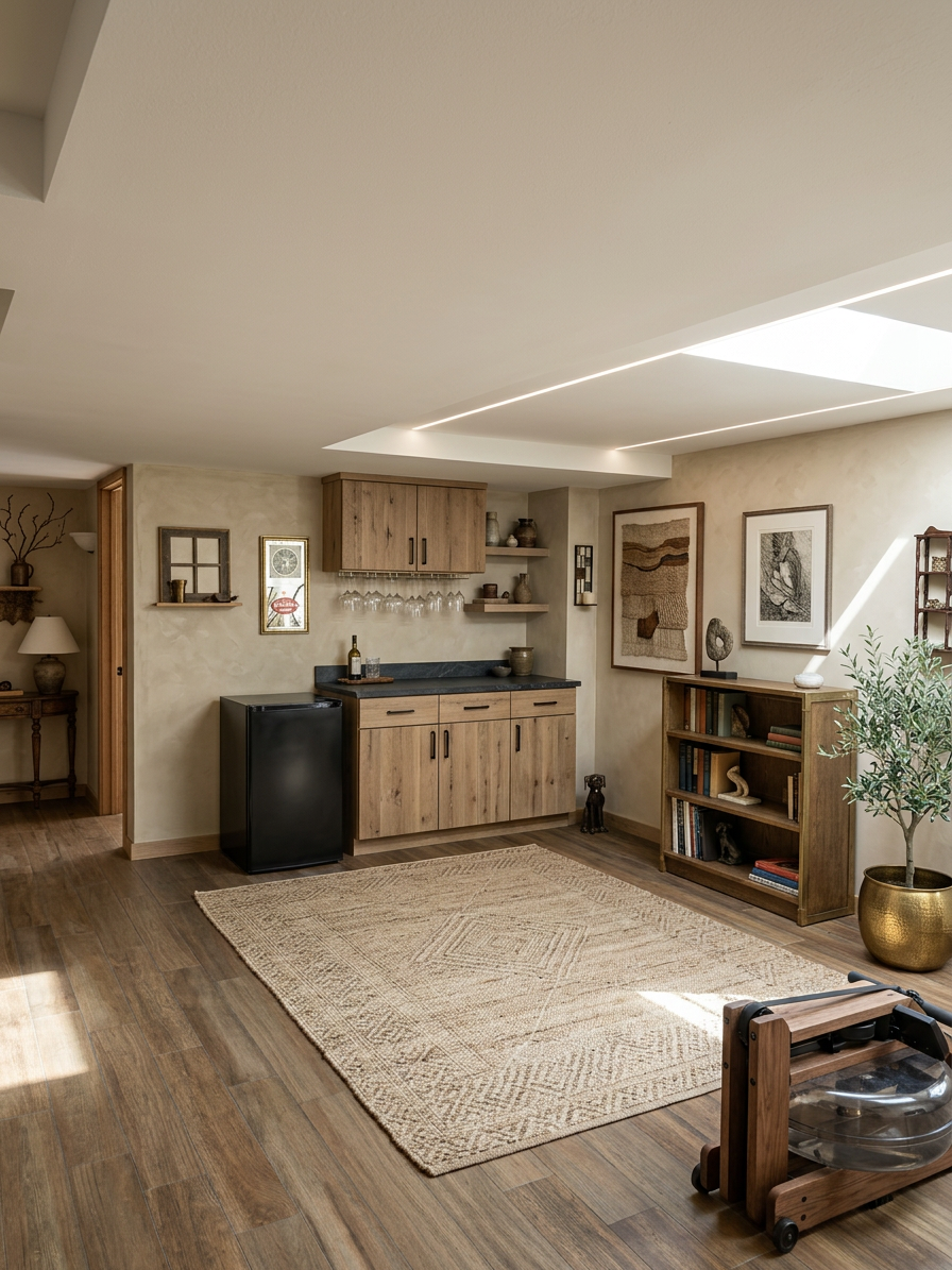 Contemporary Rustic Sitting Room