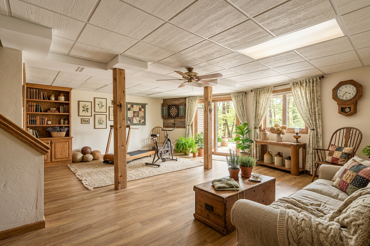 Cottagecore Basement