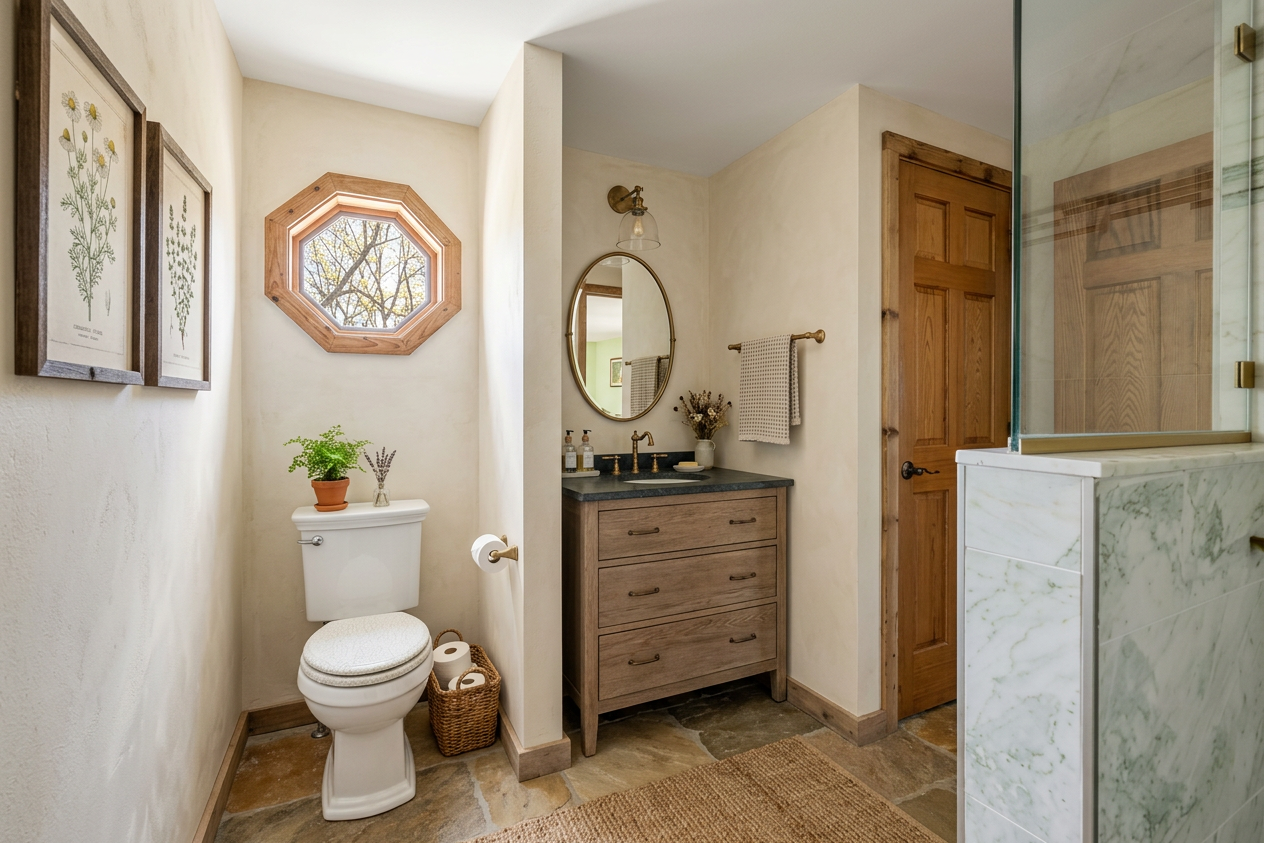Cottagecore Bathroom