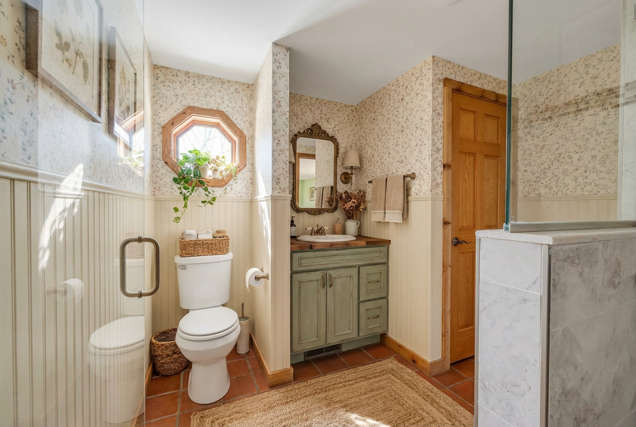Cottagecore Bathroom