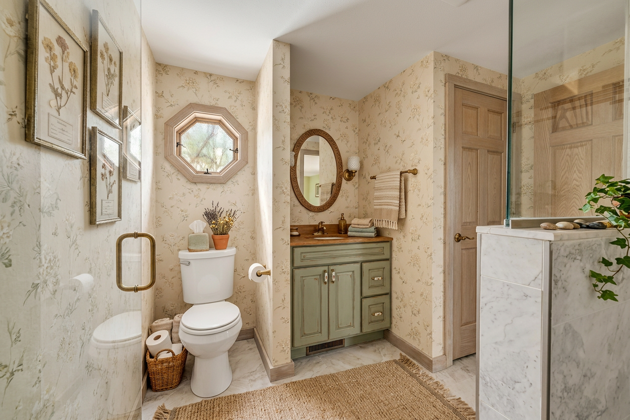 Cottagecore Bathroom