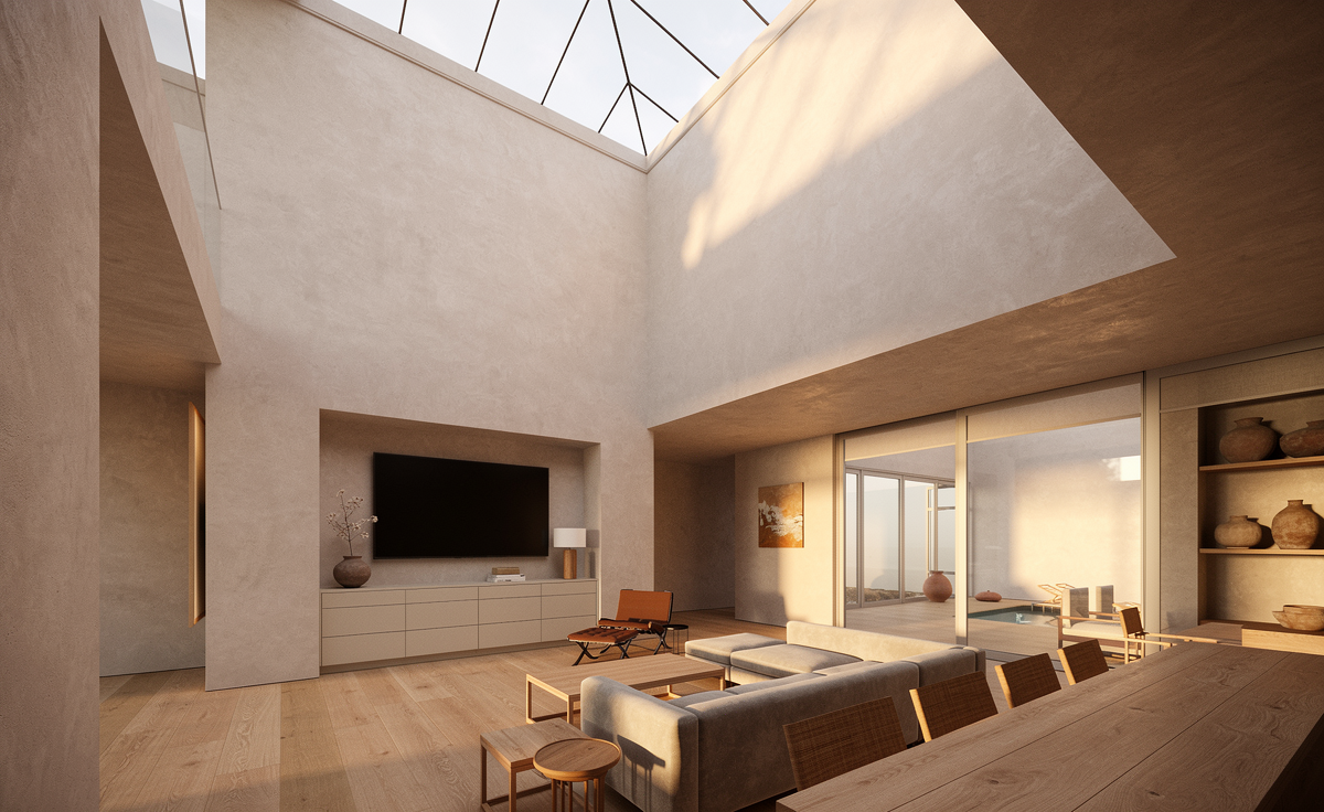 Earthy Minimalism Home Museum