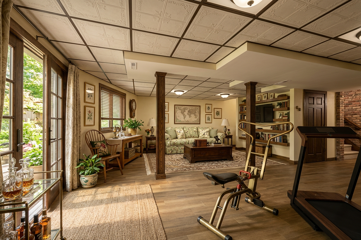 English Country Basement