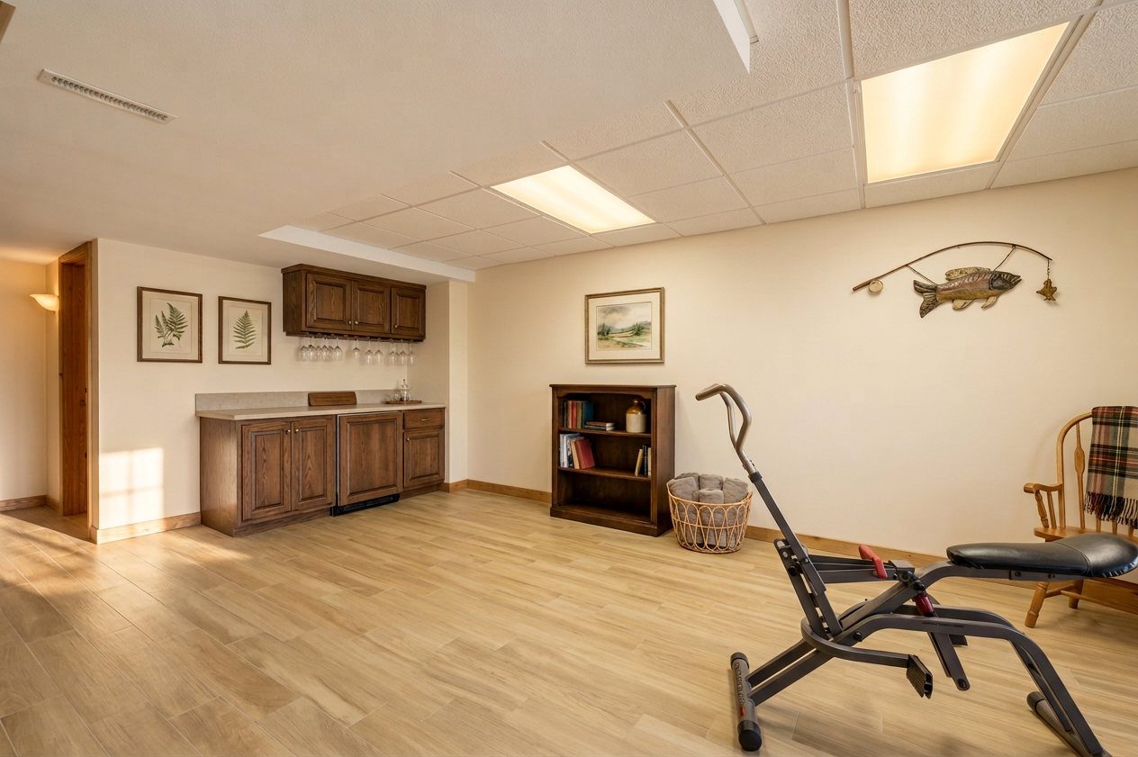 English Country Home Gym Studio