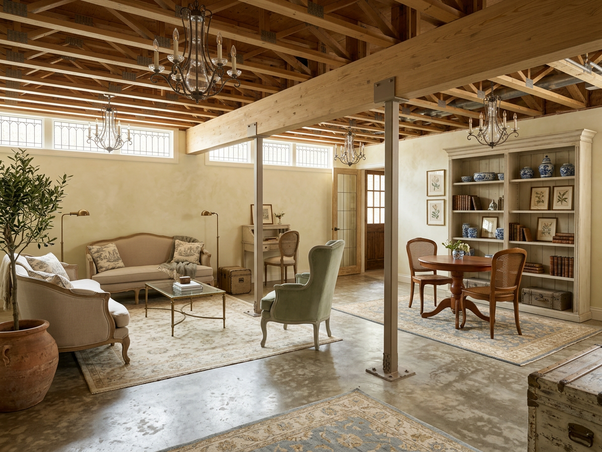French Provincial Basement