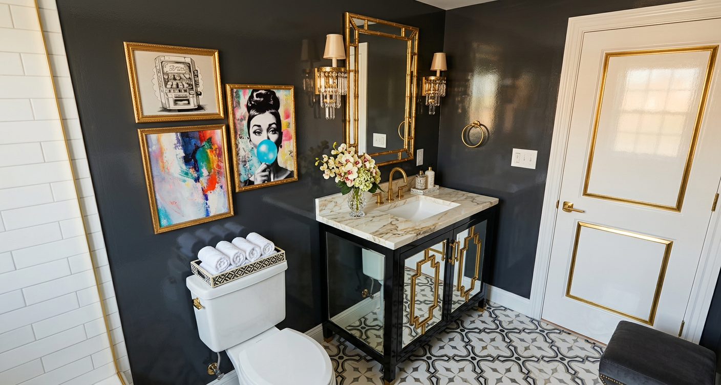 Hollywood Regency Interior Design