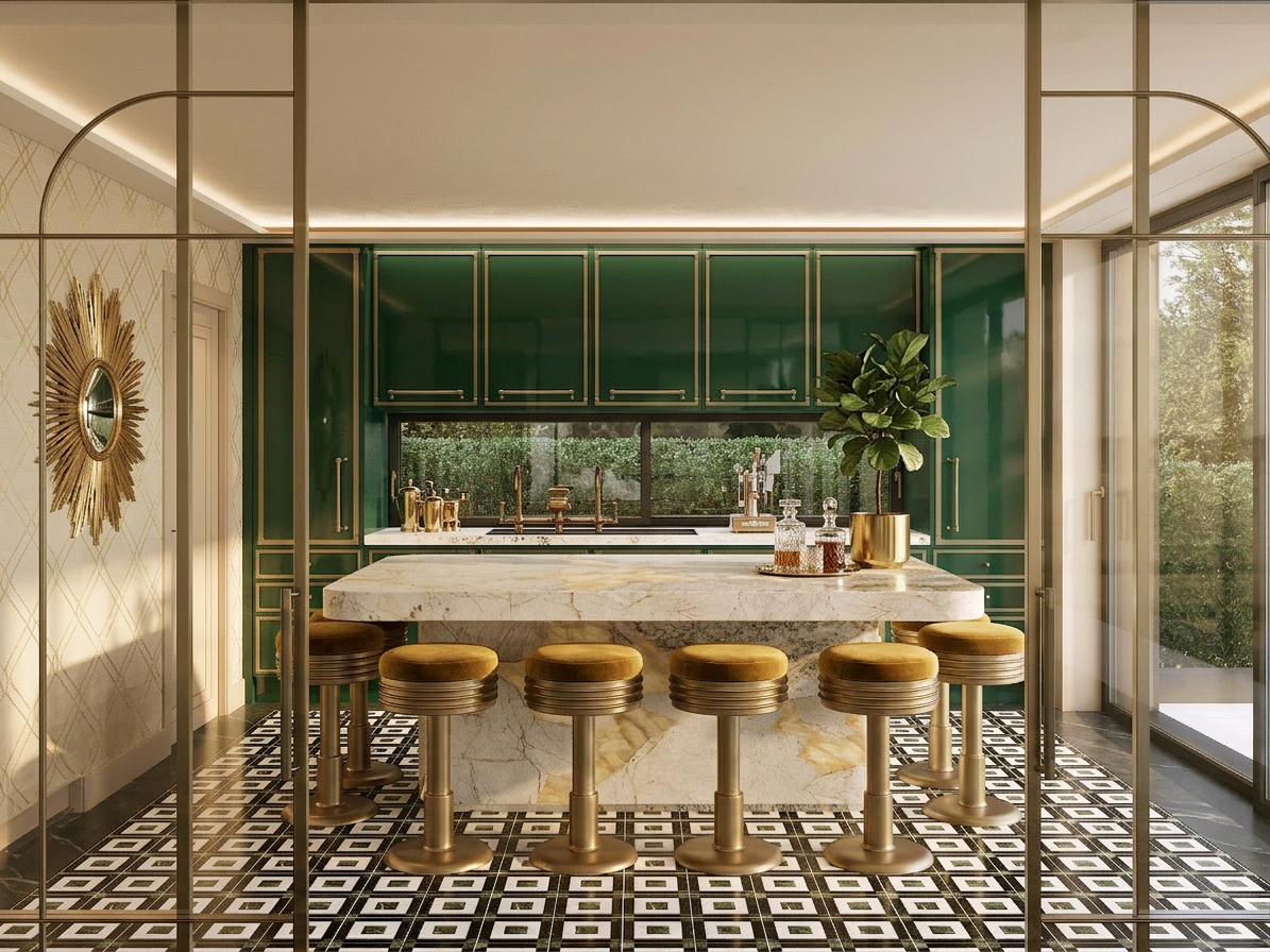 Hollywood Regency Interior Design