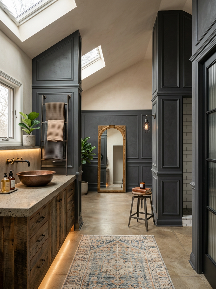 Industrial Chic Bathroom