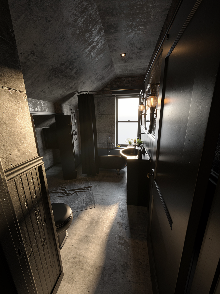 Industrial Chic Bathroom