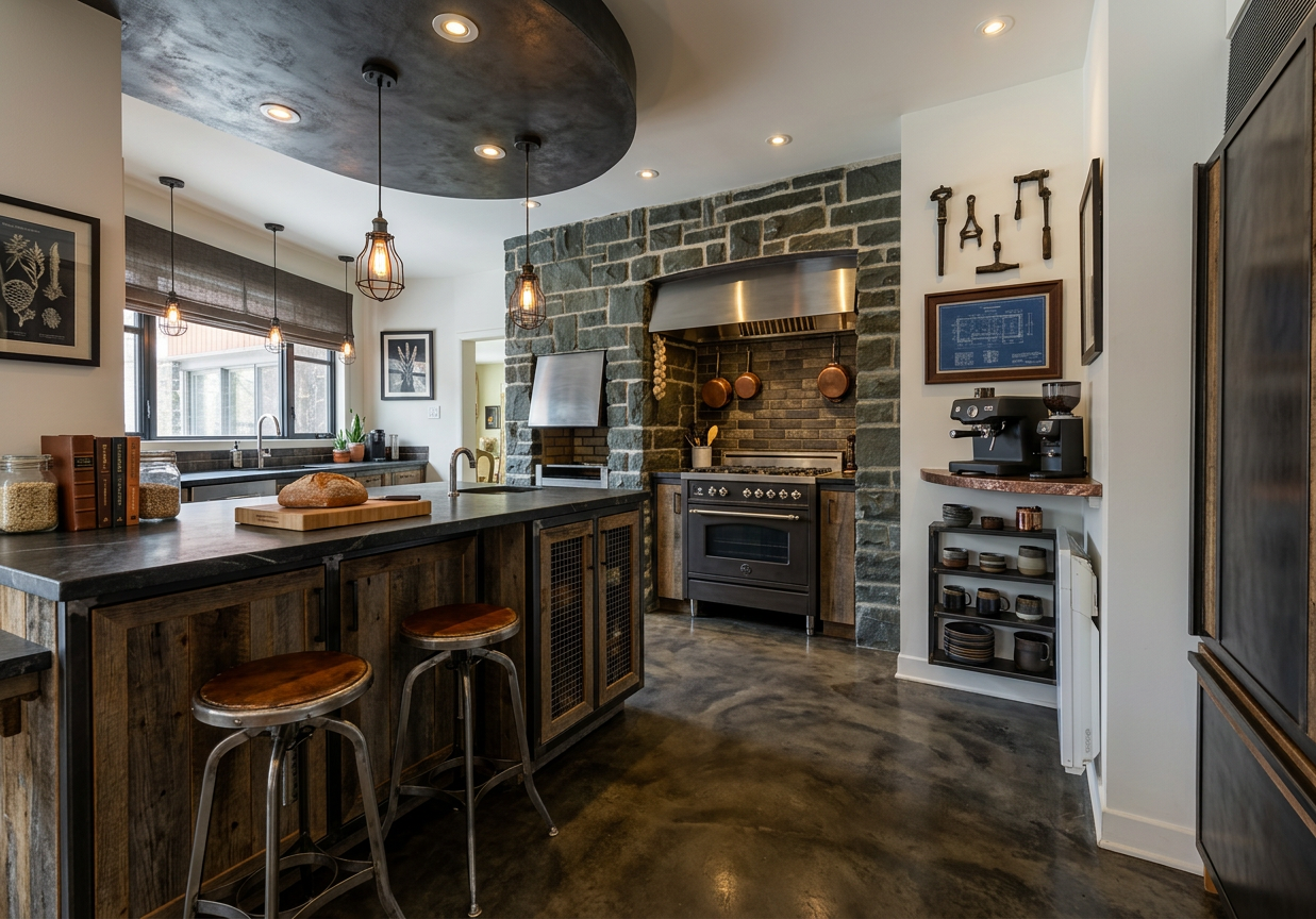 Industrial Chic Kitchen