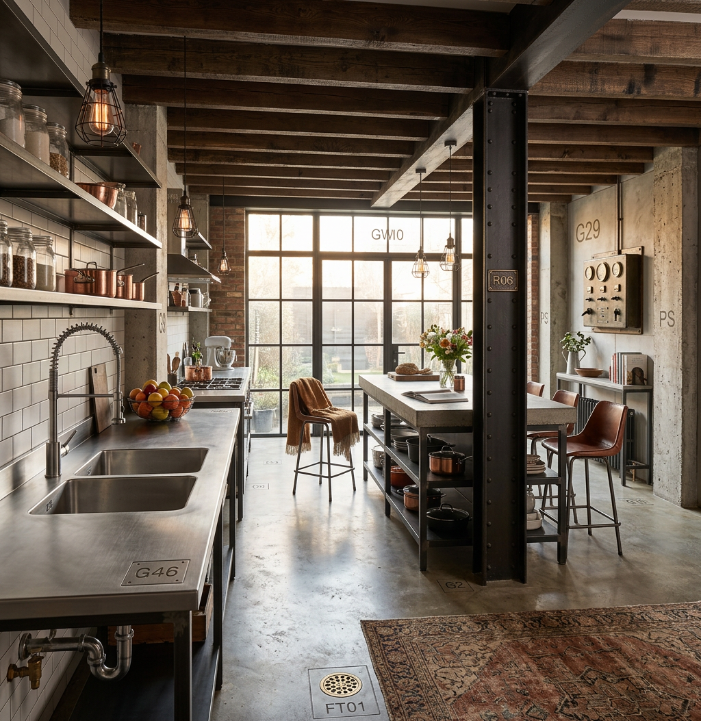 Industrial Chic Kitchen