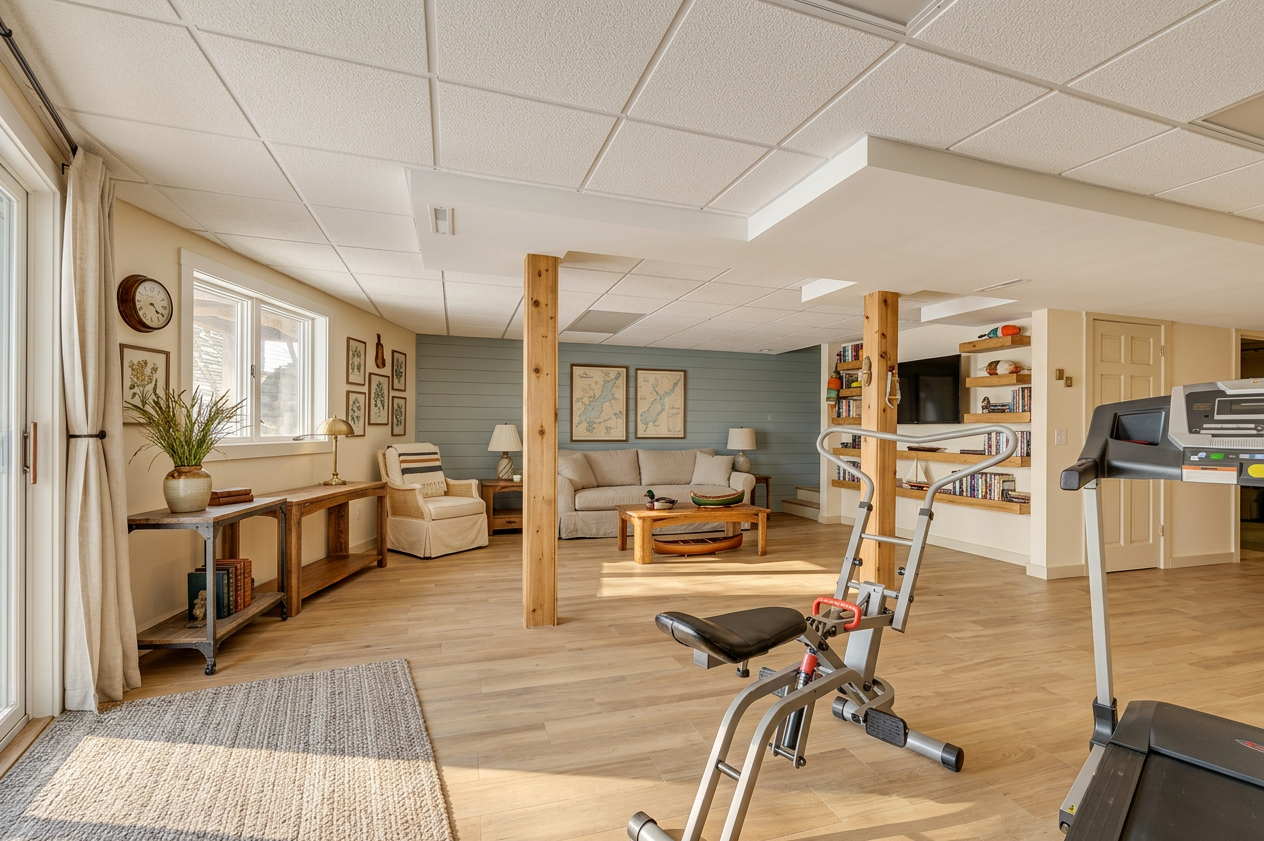 Lake House Basement
