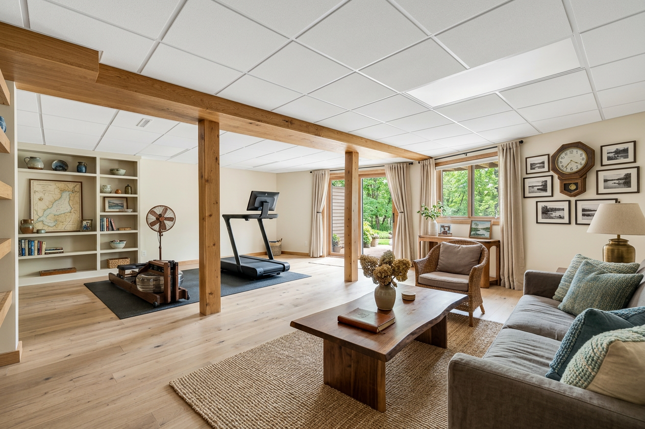 Lake House Basement