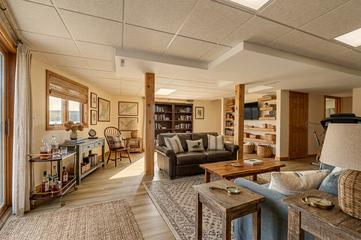 Lake House Basement