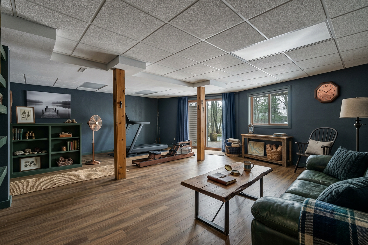 Lake House Basement